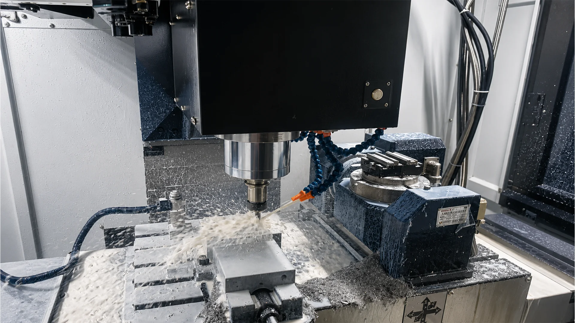 CNC manufacturing floor at OUJI's Dongguan facility