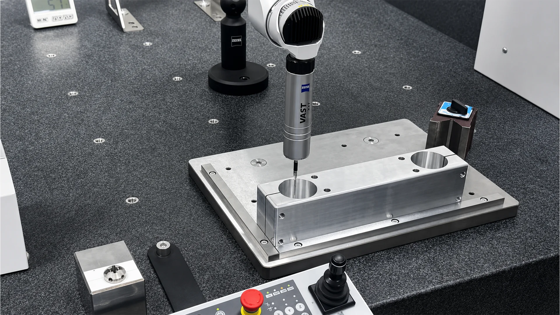 Quality inspection of finished parts at OUJI
